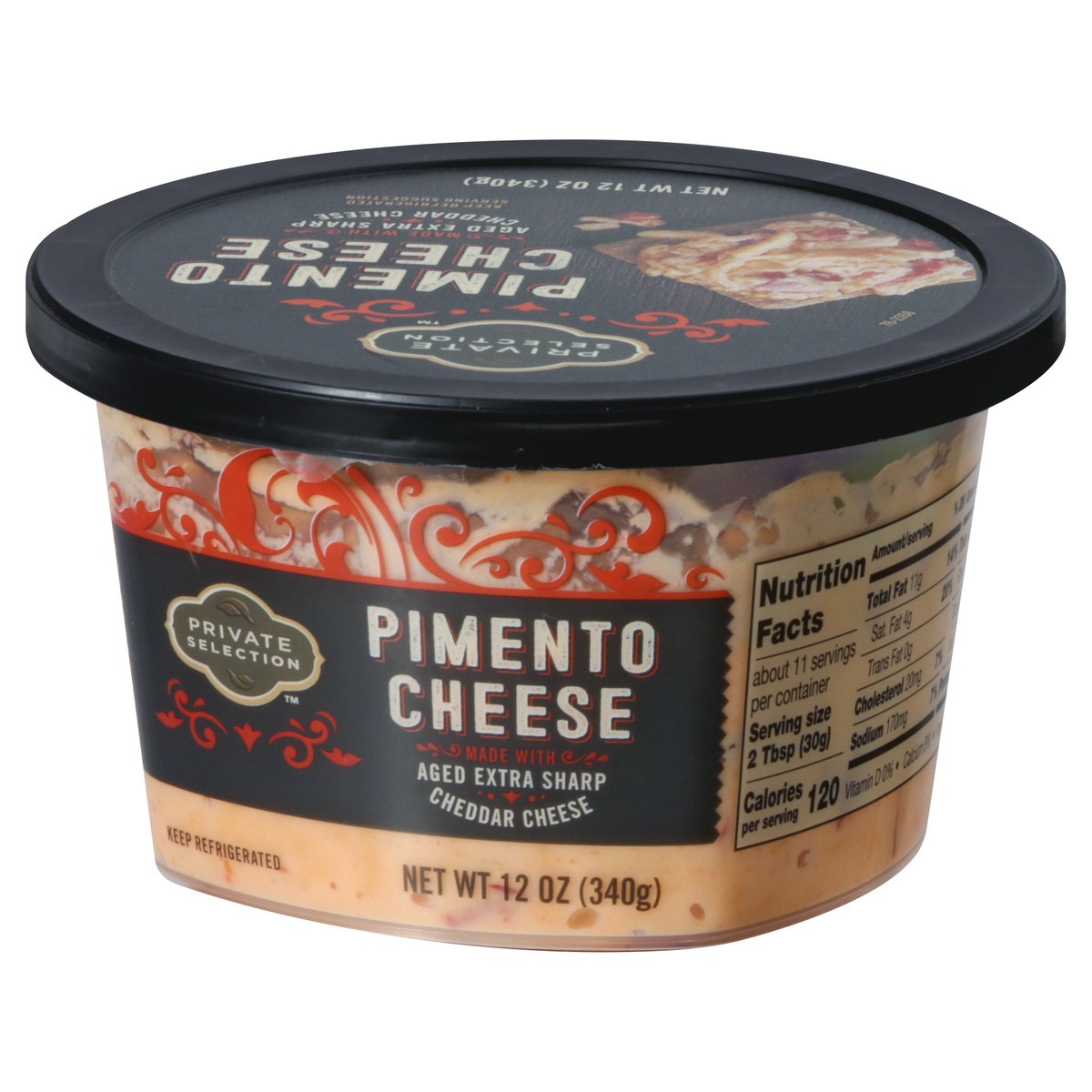 slide 5 of 11, Private Selection Pimento Cheese, 12 oz