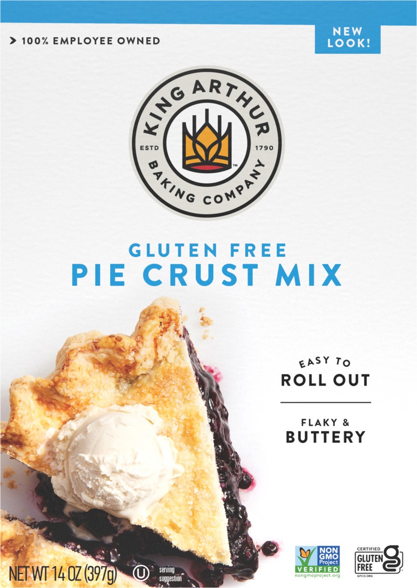 slide 1 of 6, King Arthur Gluten Free Pie Crust Mix, 14 oz