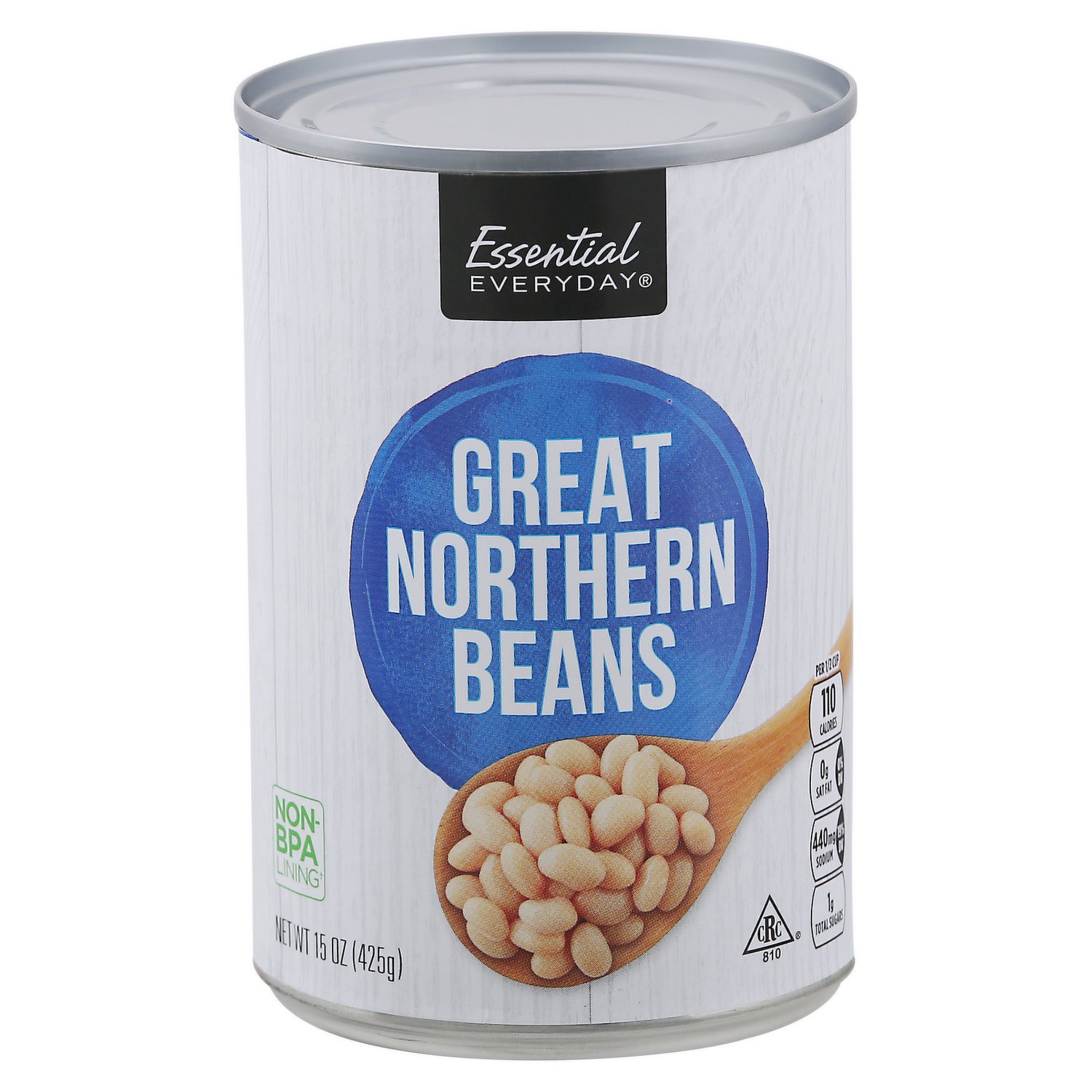 slide 1 of 1, Essential Everyday Great Northern Beans, 15 oz