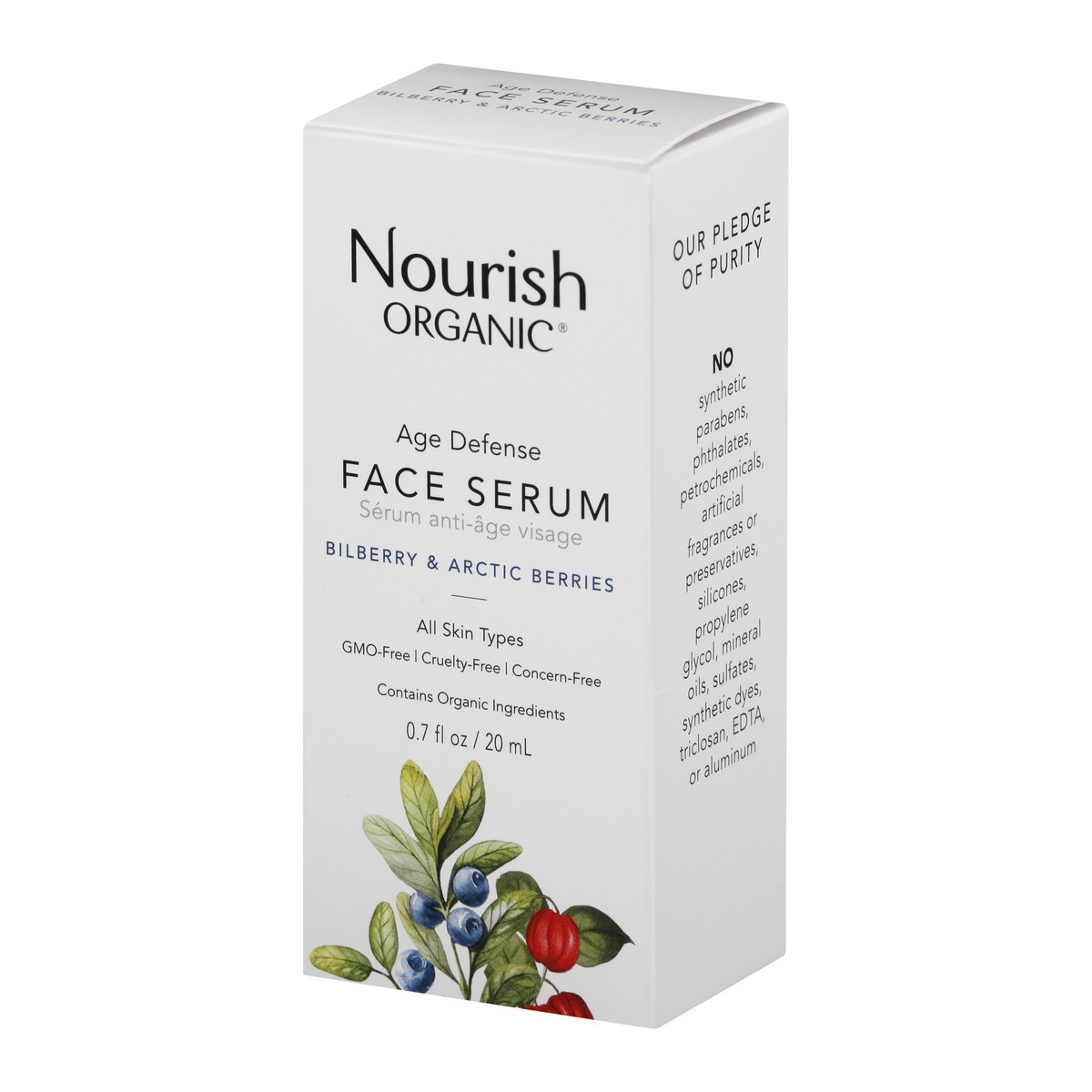 slide 7 of 12, Nourish Organic Face Serum 0.7 oz, 1 oz