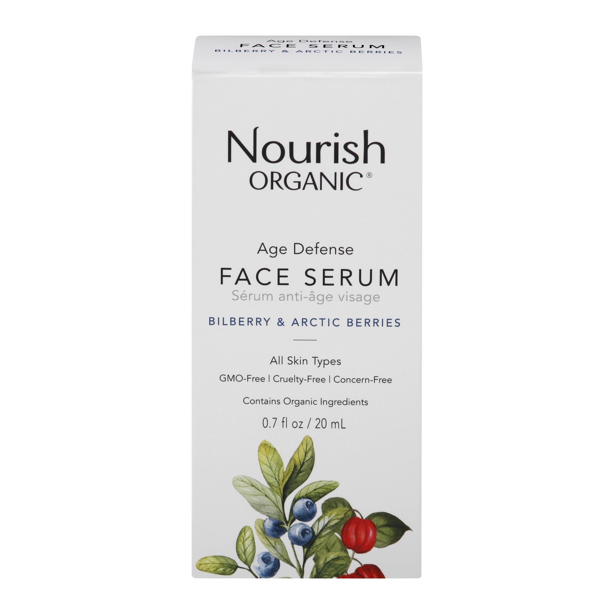 slide 1 of 12, Nourish Organic Face Serum 0.7 oz, 1 oz