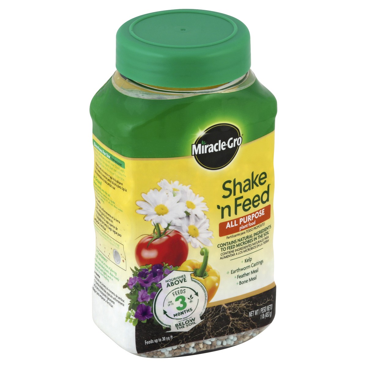 slide 2 of 3, Miracle-Gro Miracle Gro Plant Shake N'Feed Food, 1 lb