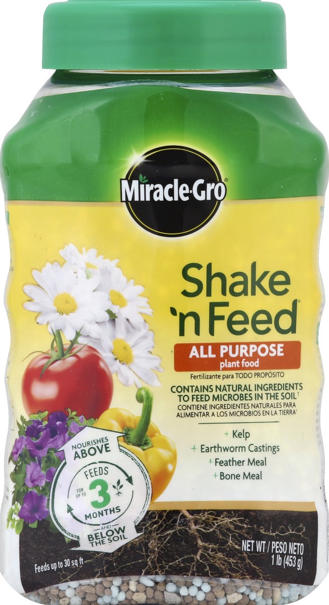 slide 1 of 3, Miracle-Gro Miracle Gro Plant Shake N'Feed Food, 1 lb