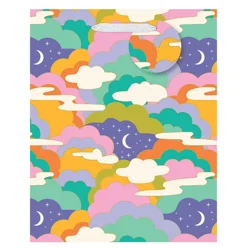 Cosmic Flower Moonscape Tote Bag Medium