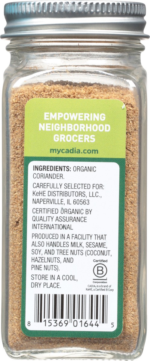 slide 4 of 9, Cadia Ground Organic Coriander 1.6 oz, 1.6 oz