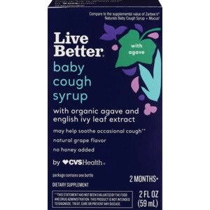 slide 1 of 1, CVS Health Live Better Baby Cough Syrup, 2 Oz, 2 oz
