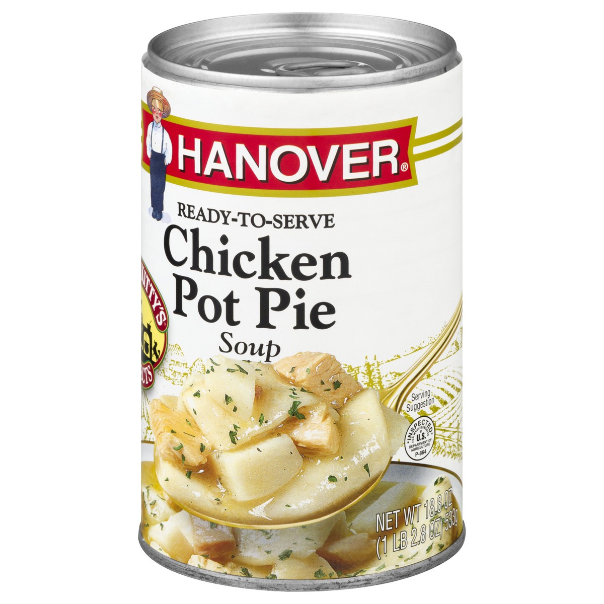 slide 3 of 9, Hanover Chicken Pot Pie Soup 18.8 oz, 18.8 oz