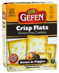 Gefen Onion & Pepper Crisp Flats