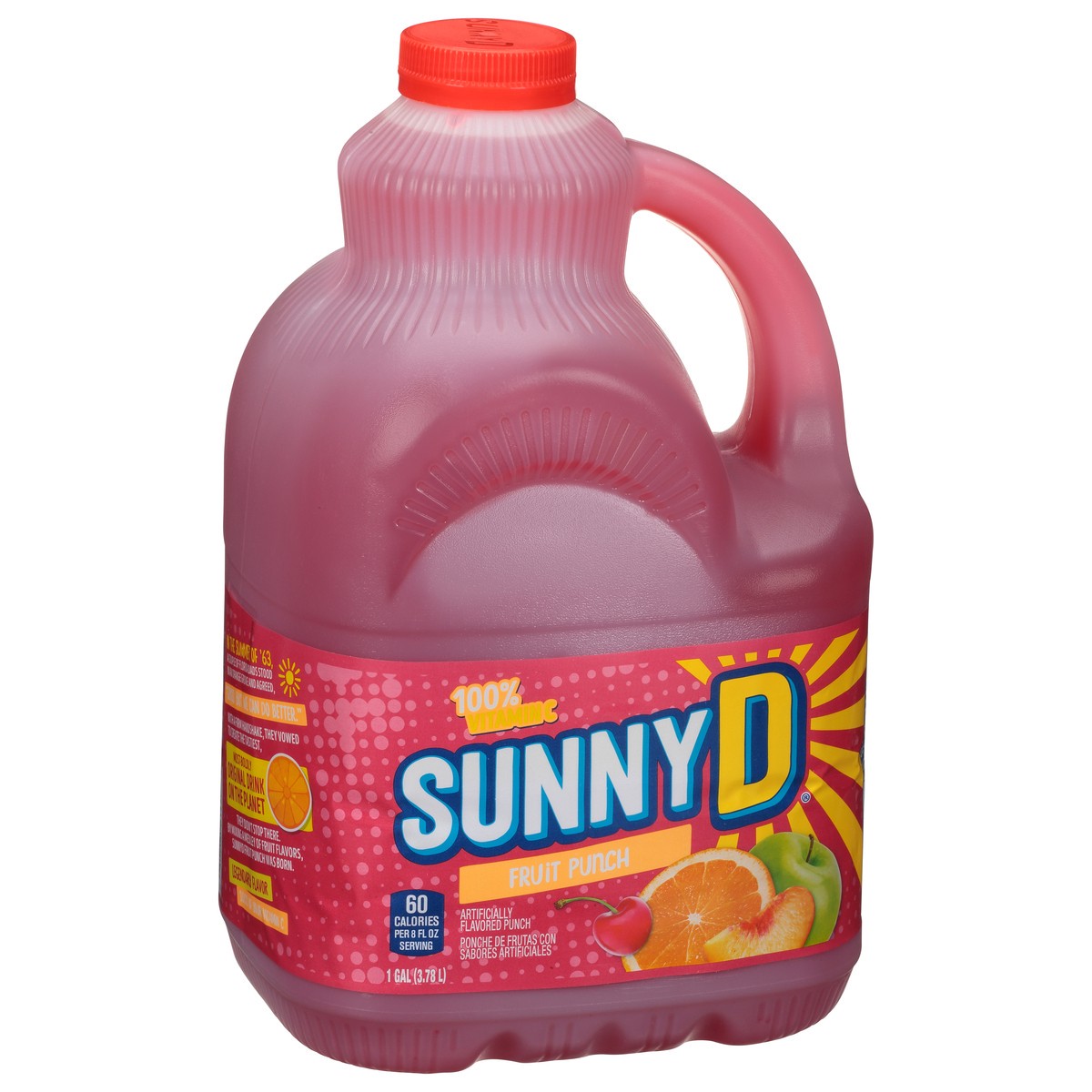 slide 9 of 9, Sunny D Sunnyd Fruit Punch Juice Drink, 1 Gallon Bottle, 1 gal