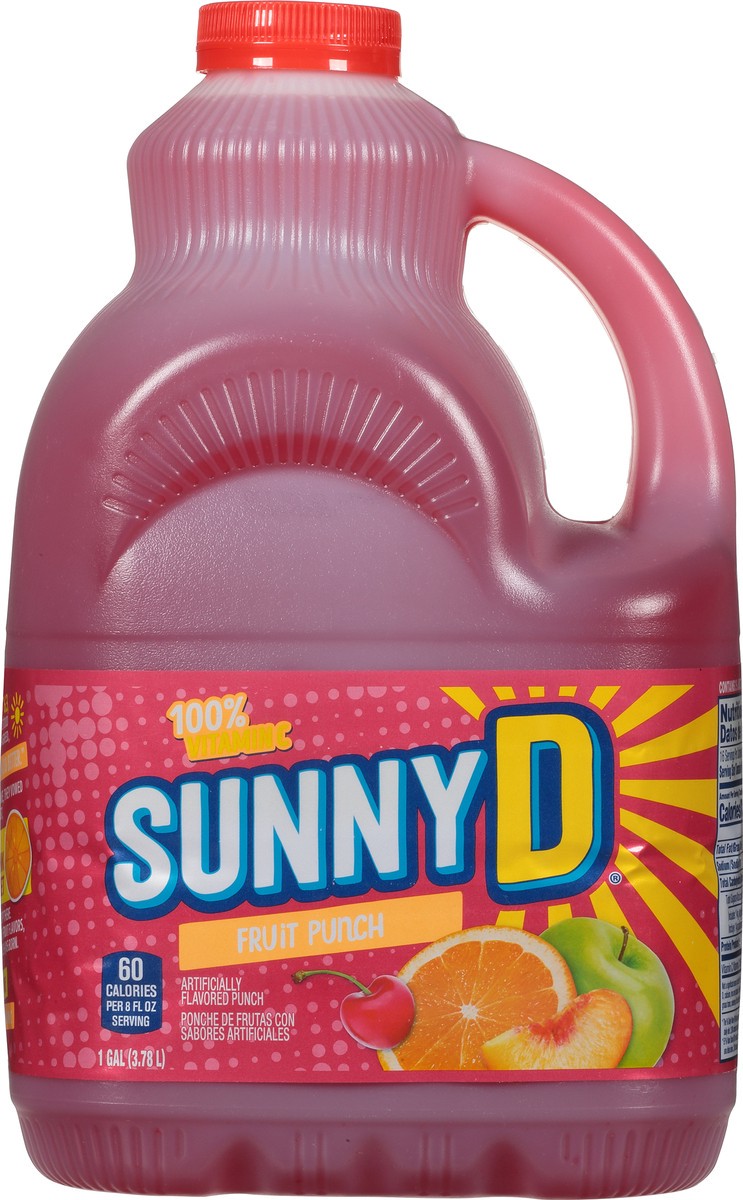 slide 8 of 9, Sunny D Sunnyd Fruit Punch Juice Drink, 1 Gallon Bottle, 1 gal