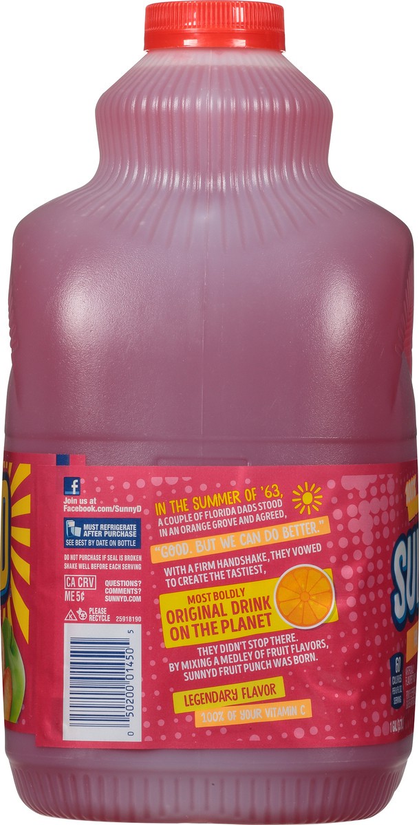 slide 3 of 9, Sunny D Sunnyd Fruit Punch Juice Drink, 1 Gallon Bottle, 1 gal