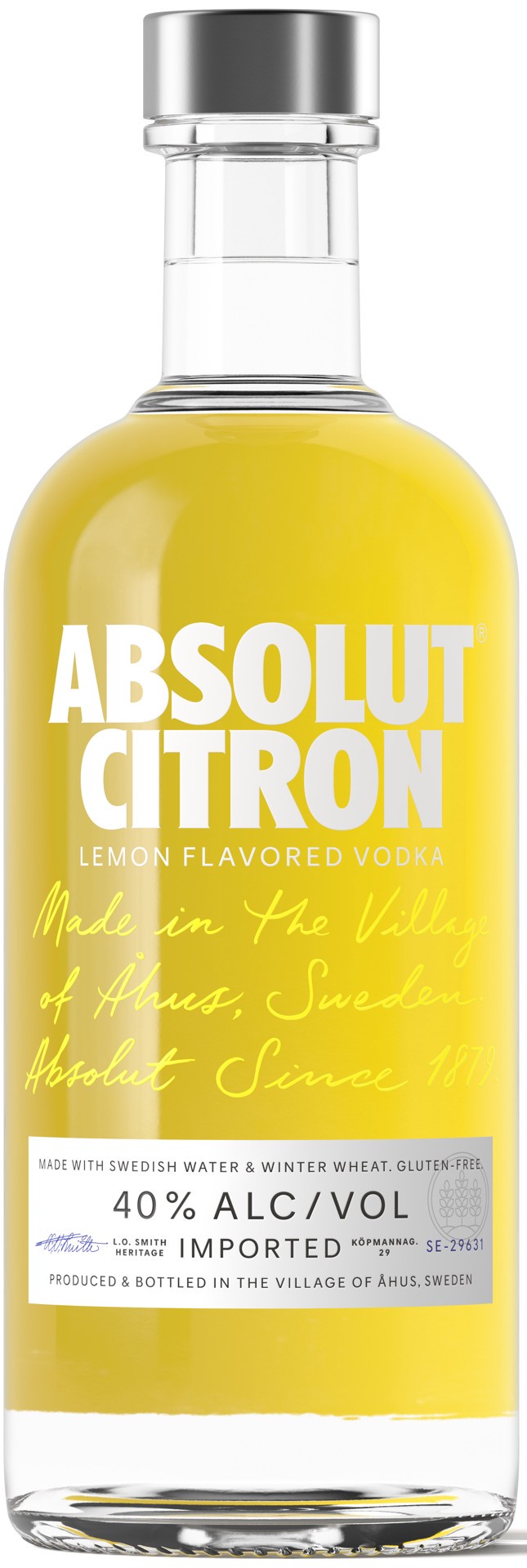 slide 1 of 6, Absolut Citron Flavored Vodka, 375 mL Bottle, 40% ABV, 375 ml