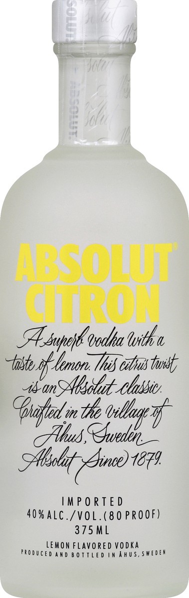 slide 1 of 6, Absolut Vodka 375 ml, 375 ml