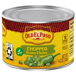 Old El Paso Mild Chopped Green Chiles, Meal Prep, 4 oz