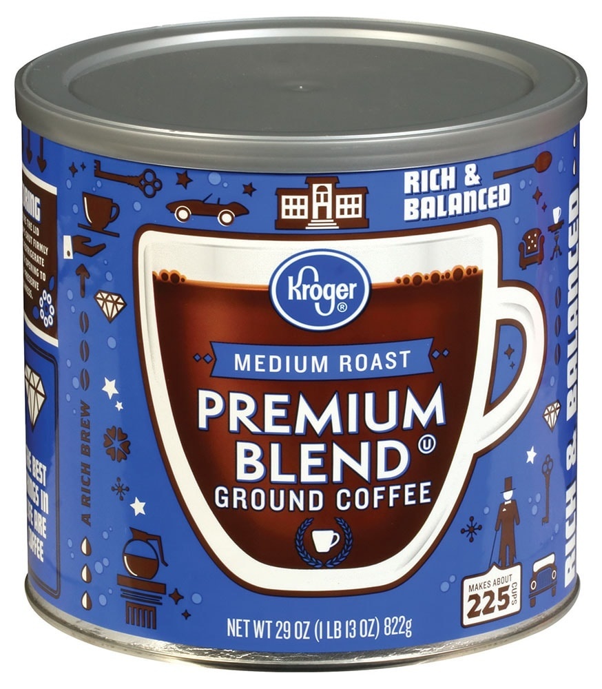 slide 1 of 1, Kroger Premium Blend Medium Roast Coffee - 29 oz, 29 oz