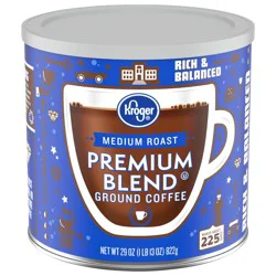 Kroger Premium Blend Medium Roast Coffee - 29 oz