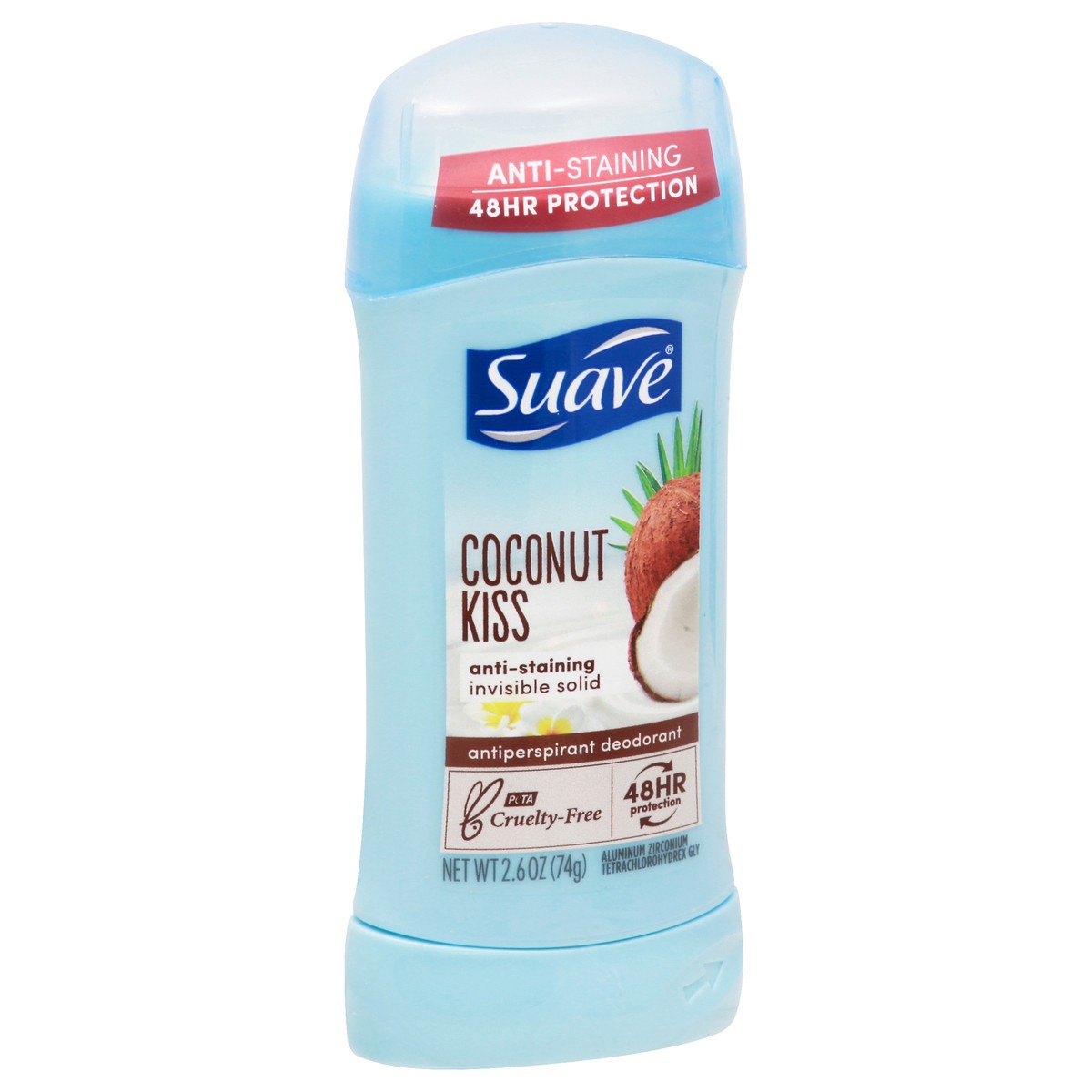 slide 2 of 9, Suave Deodorant Antiperspirant & Deodorant Stick Coconut Kiss, 2.6 oz, 2.6 oz
