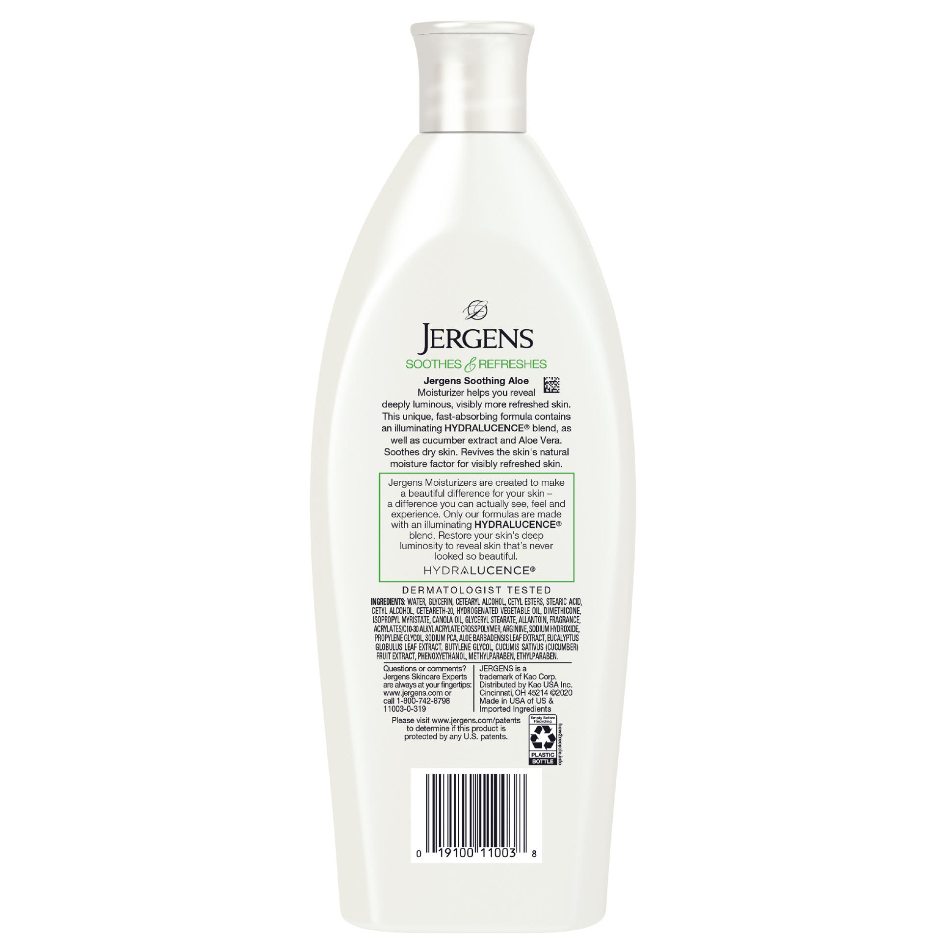 slide 5 of 5, Jergens Refreshing Soothing Aloe Moisturizer 10 oz, 10 oz