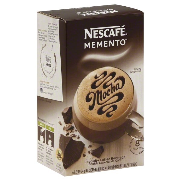 slide 1 of 6, Nescafé Memento Mocha - 8 ct, 8 ct