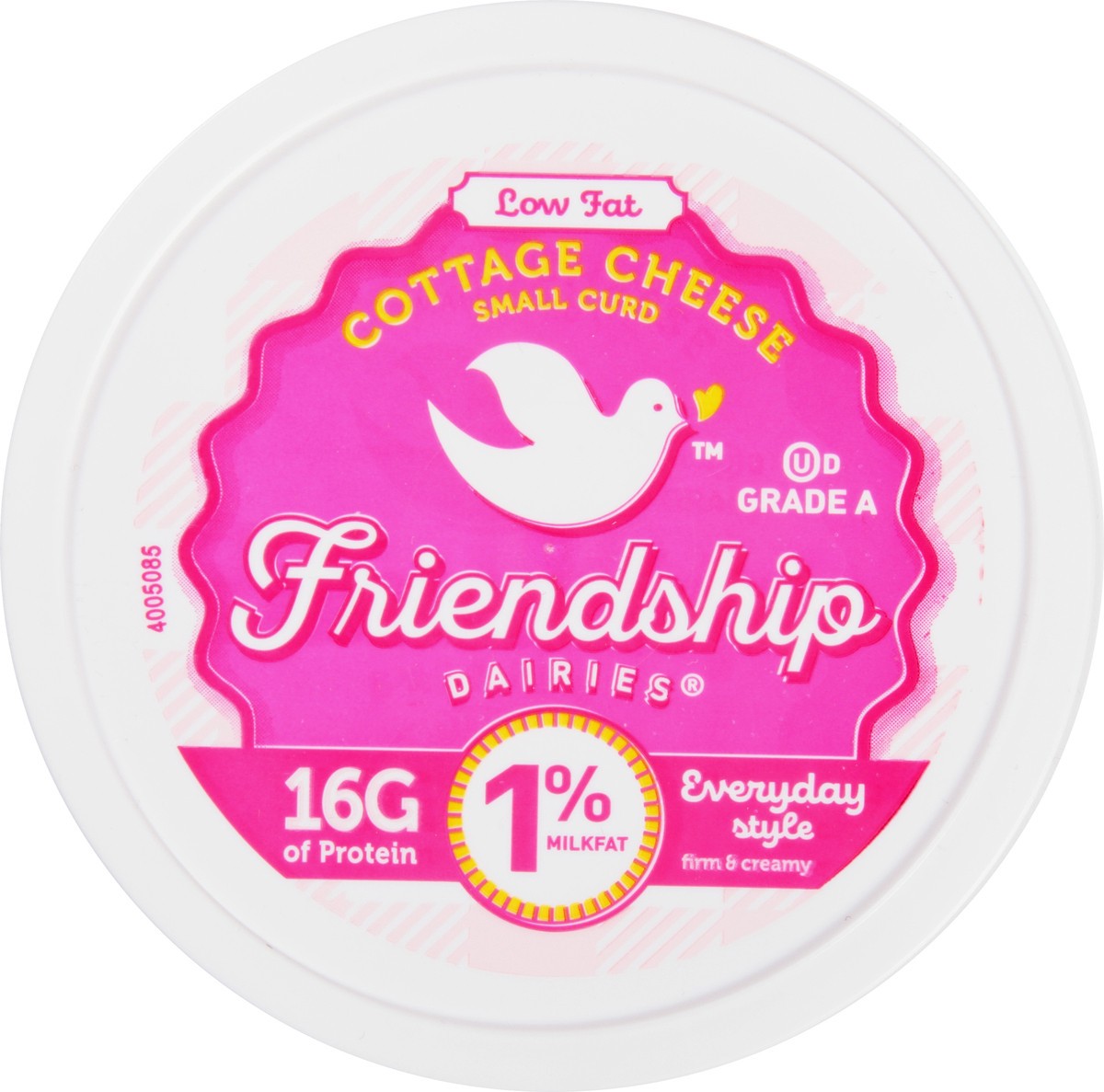 slide 7 of 13, Friendship Dairies Low Fat 1% Milkfat Everyday Style Small Curd Cottage Cheese 8 oz, 8 oz