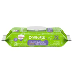 Comforts Clean Scent Baby Wipes
