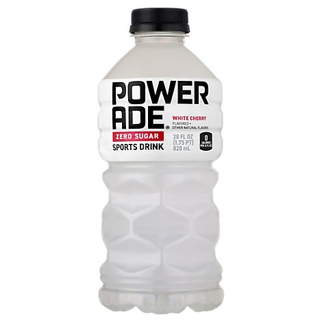 slide 1 of 1, Powerade Sports Drink Zero Sugar White Cherry - 28 fl oz, 28 fl oz