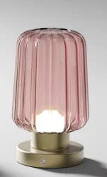 ROOM & RETREAT Rechargeable Glass Led Lantern