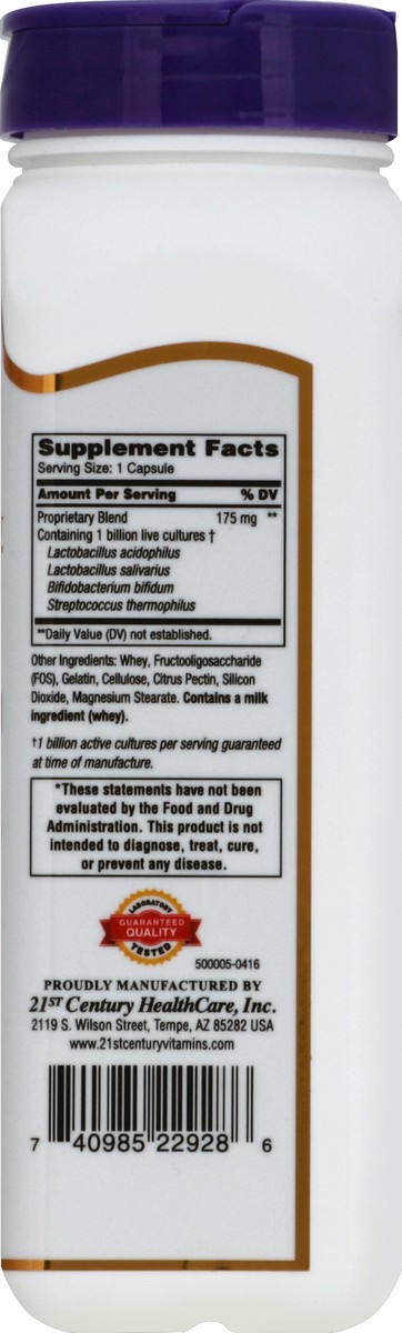 slide 6 of 6, 21st Century Probiotic Blend 150 ea, 150 ct