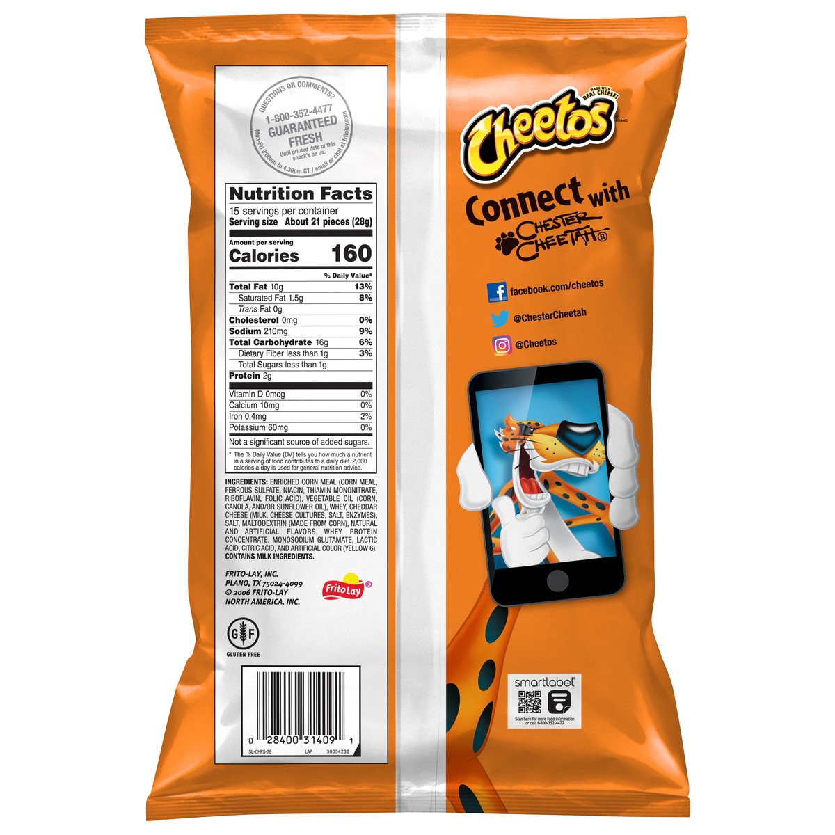 slide 5 of 6, Cheetos Cheese Flavored Snacks ,, 15 oz