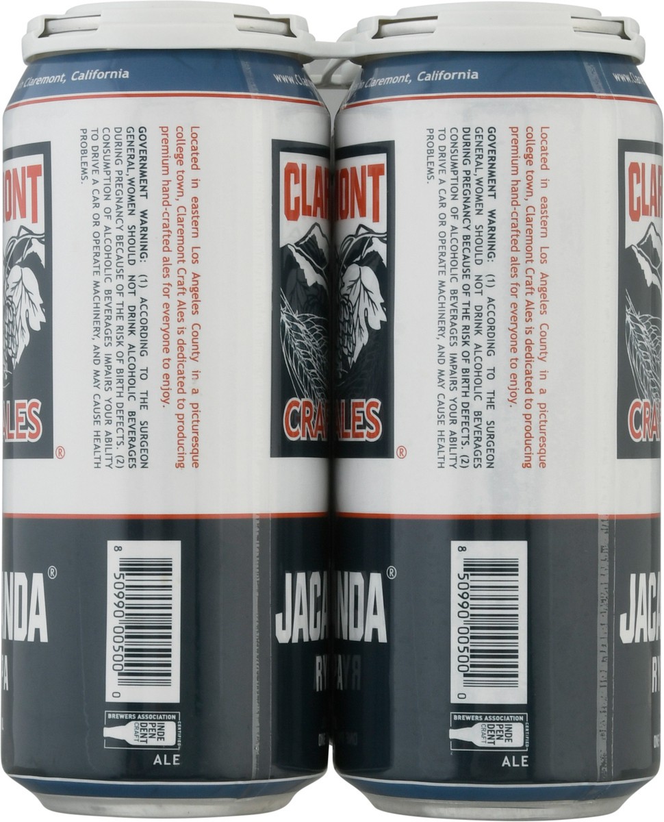 slide 8 of 10, Claremont Rye IPA Jacaranda Beer 4 ea, 4 ct