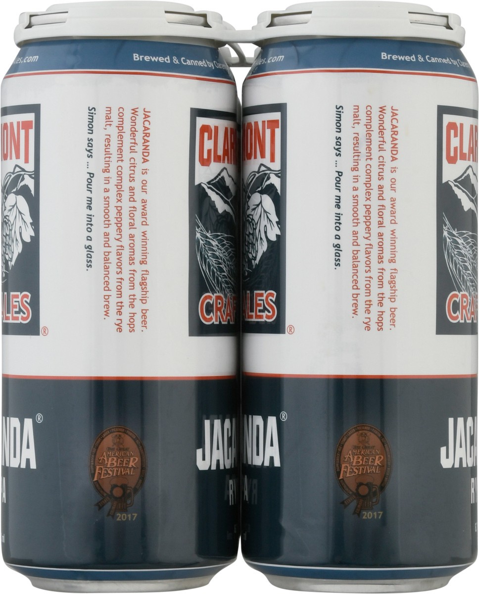 slide 6 of 10, Claremont Rye IPA Jacaranda Beer 4 ea, 4 ct