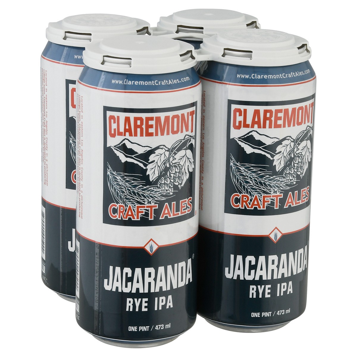 slide 3 of 10, Claremont Rye IPA Jacaranda Beer 4 ea, 4 ct