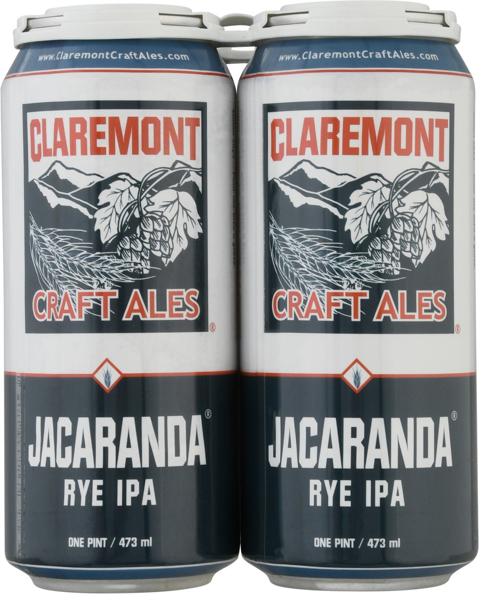 slide 10 of 10, Claremont Rye IPA Jacaranda Beer 4 ea, 4 ct