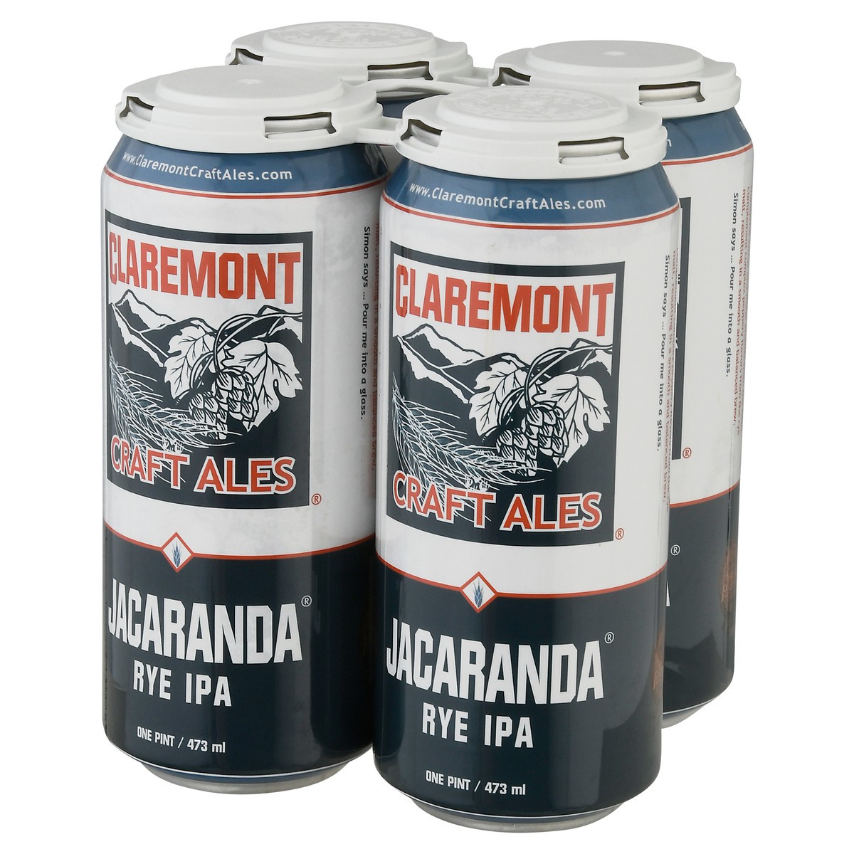 slide 7 of 10, Claremont Rye IPA Jacaranda Beer 4 ea, 4 ct