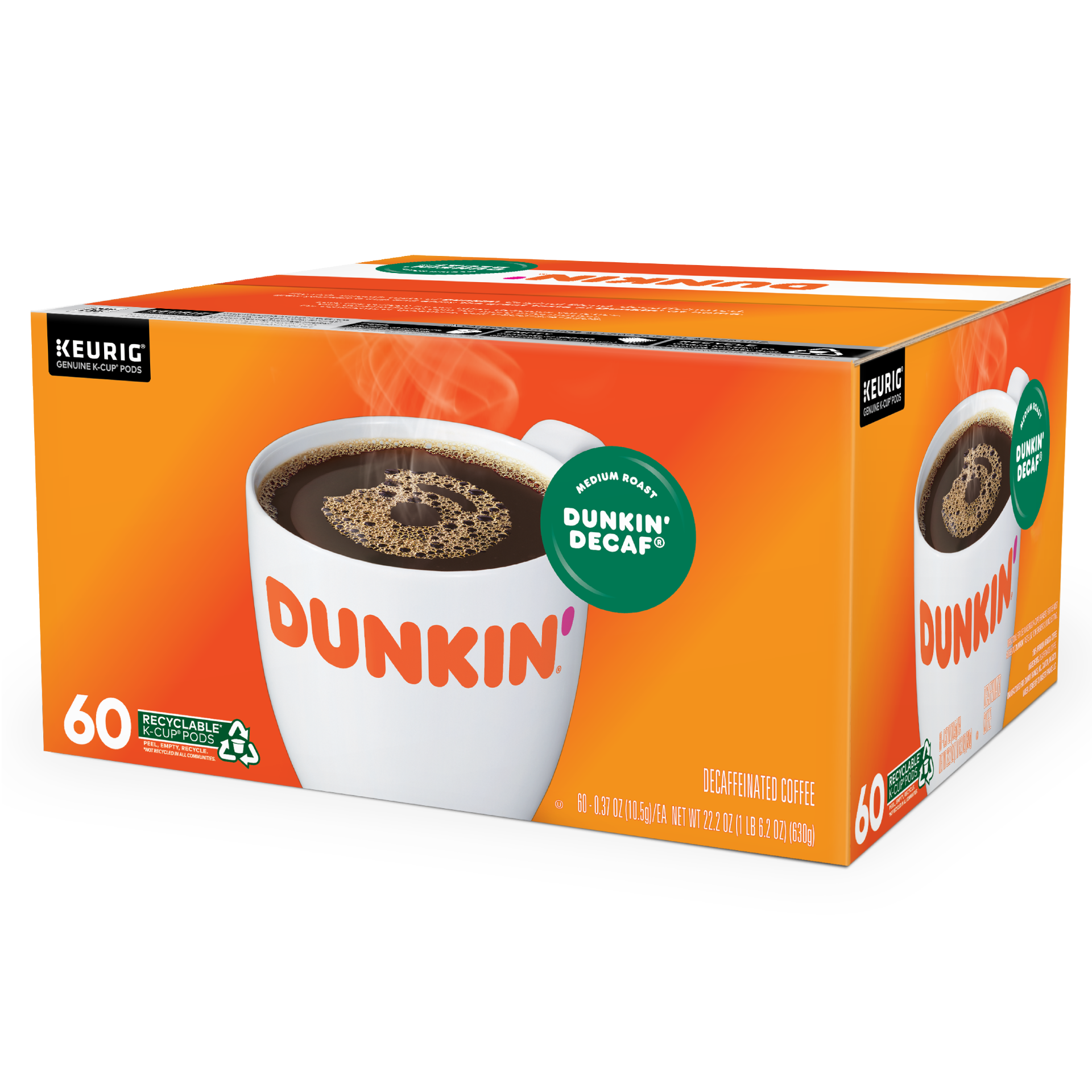 Dunkin donuts decaf on sale coffee k cups