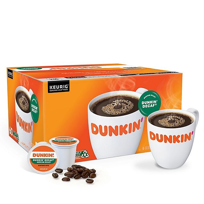 slide 8 of 13, Dunkin' Donuts Decaf Coffee Keurig K-Cup Pods, 60 ct