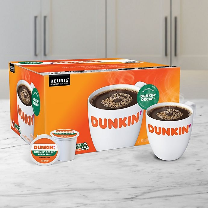 slide 9 of 13, Dunkin' Donuts Decaf Coffee Keurig K-Cup Pods, 60 ct