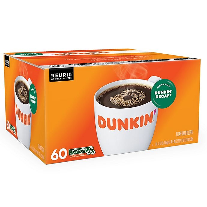 slide 10 of 13, Dunkin' Donuts Decaf Coffee Keurig K-Cup Pods, 60 ct