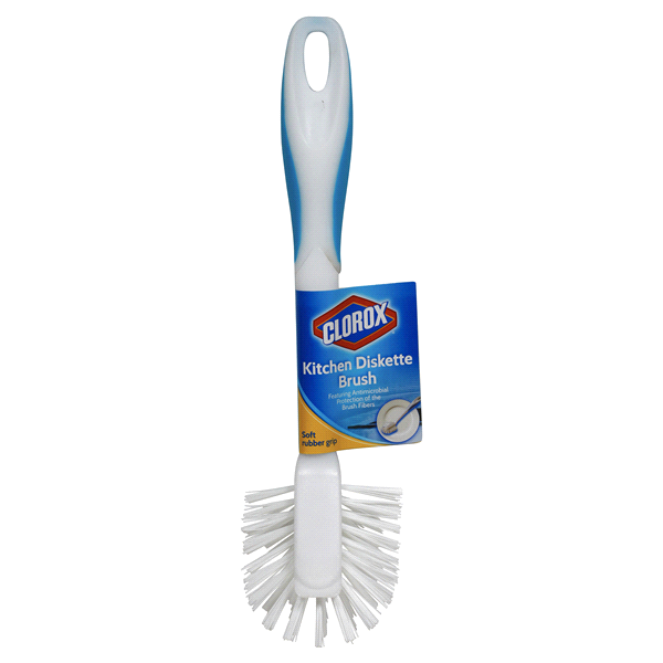 slide 1 of 1, Clorox Kitchen Diskette Brush, 1 ct