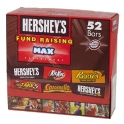 slide 1 of 1, Hershey's Max Fundraising Candy Bars, 52 ct