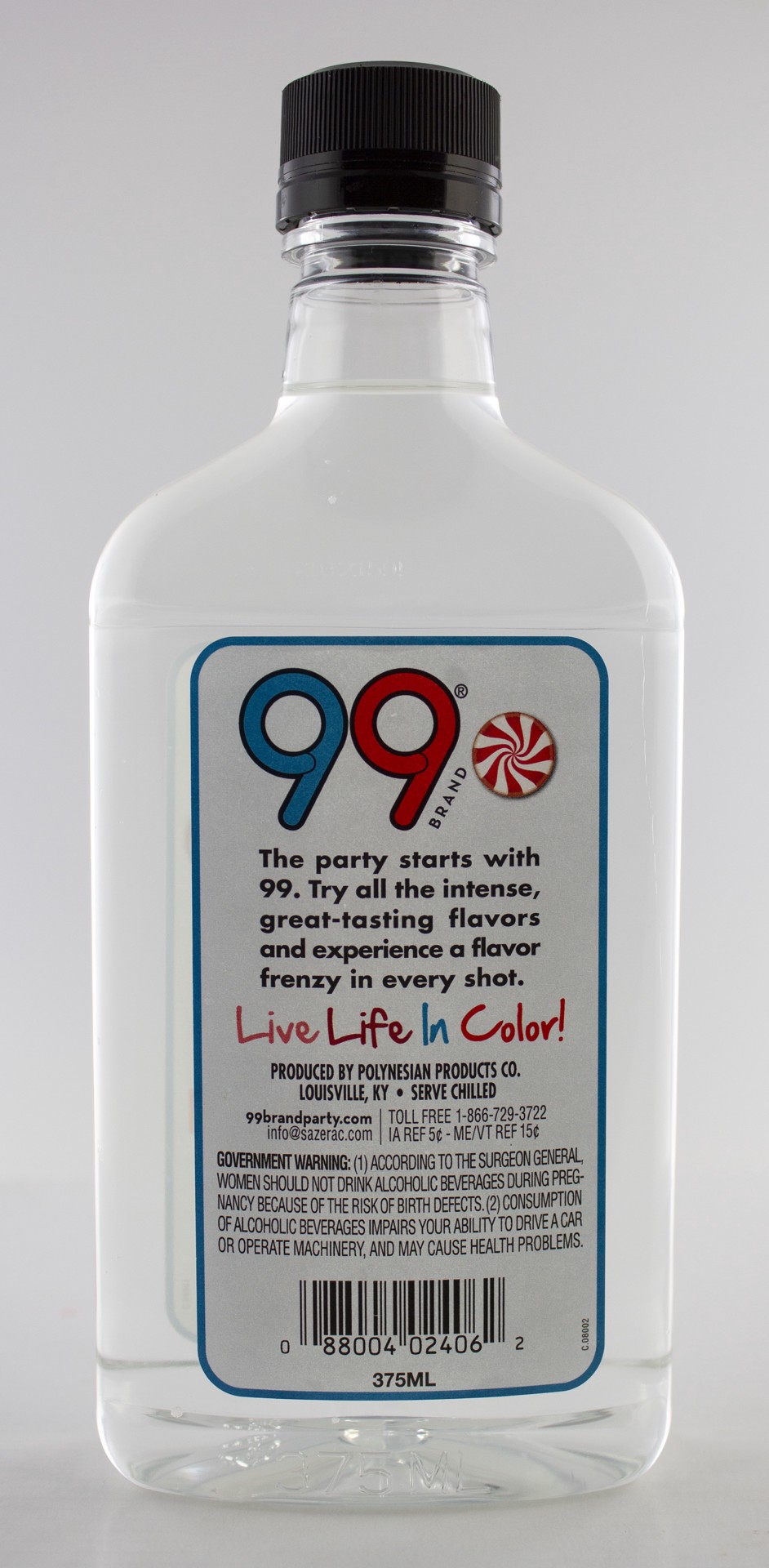 slide 2 of 2, 99 Peppermint Schnapps, 375 ml