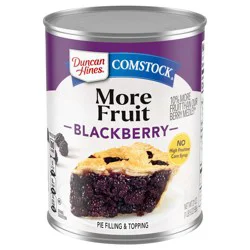 Comstock More Fruit Blackberry Pie Filling and Topping, 21 oz.
