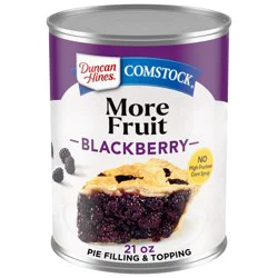 Comstock More Fruit Blackberry Pie Filling and Topping, 21 oz.