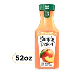 Simply Peach All Natural Juice Drink