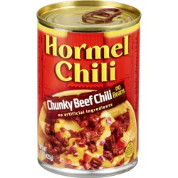 HORMEL Chili Chunky Beef Chili No Beans
