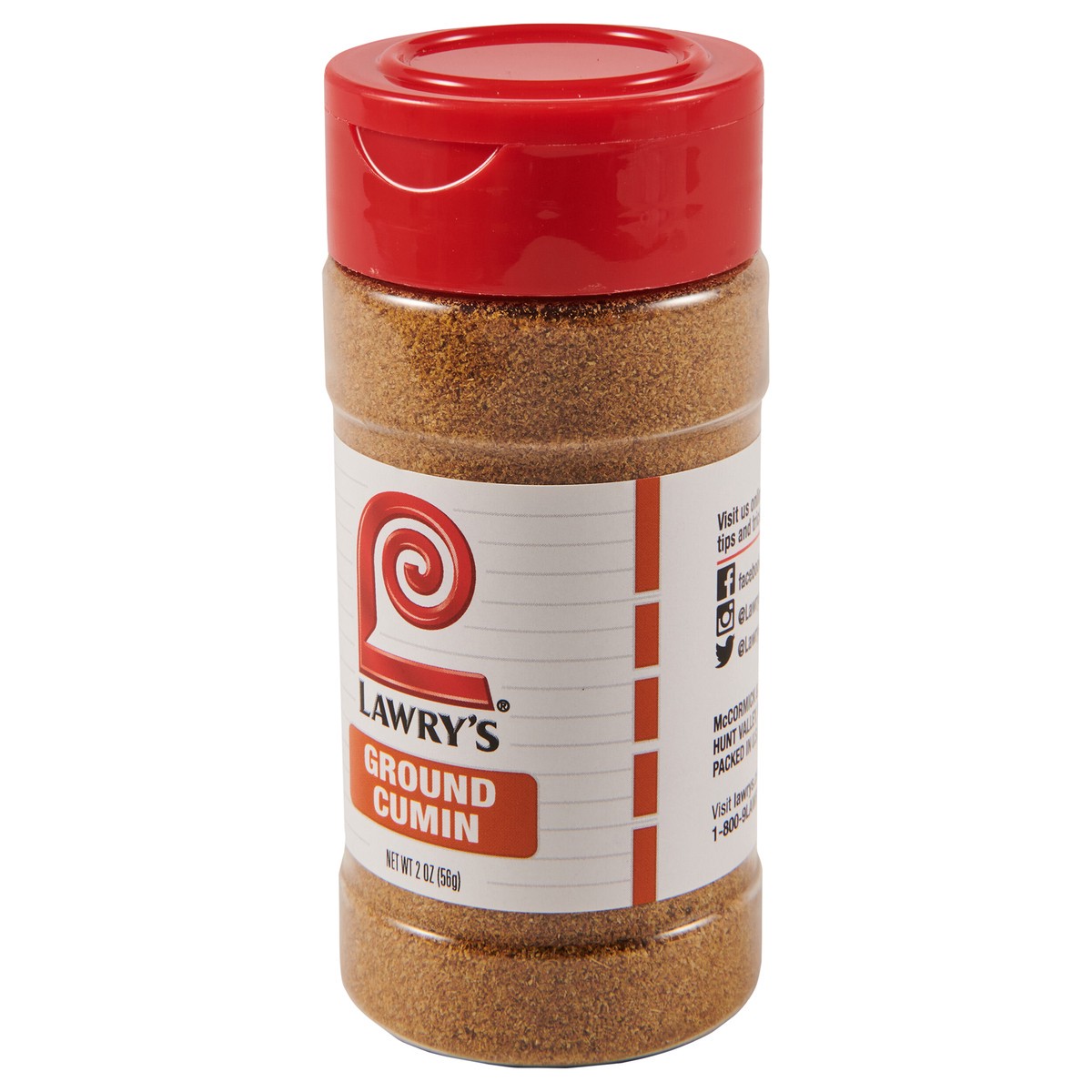 slide 9 of 9, Lawry's Ground Cumin, 2.0 oz, 2 oz