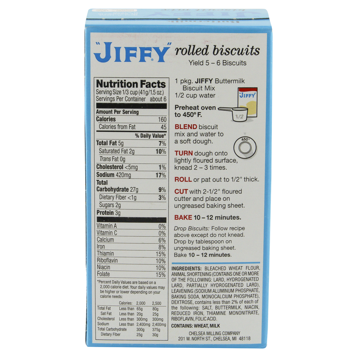 slide 3 of 6, Jiffy Buttermilk Biscuit Mix, 8 oz