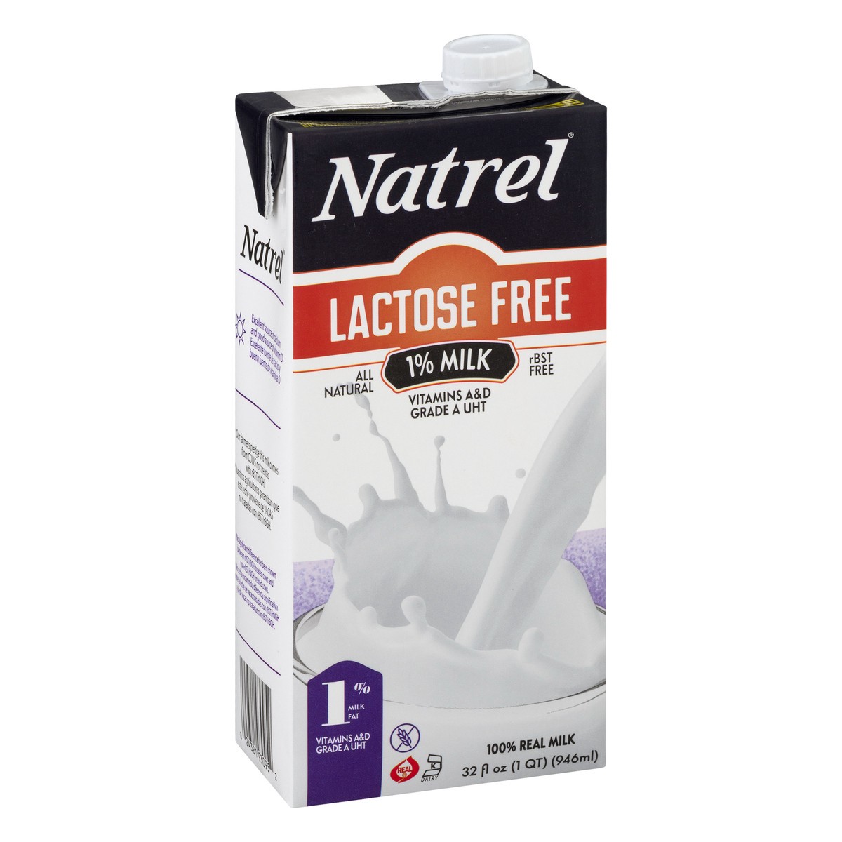 slide 8 of 12, Natrel Lactose Free 1 % Milk 32 oz, 1 ct