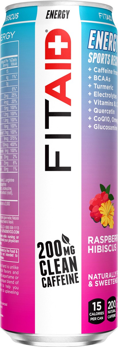 slide 6 of 11, Lifeaid Beverage Lifeaid Fitaid Energy Raspberry Beverage, 12 fl oz