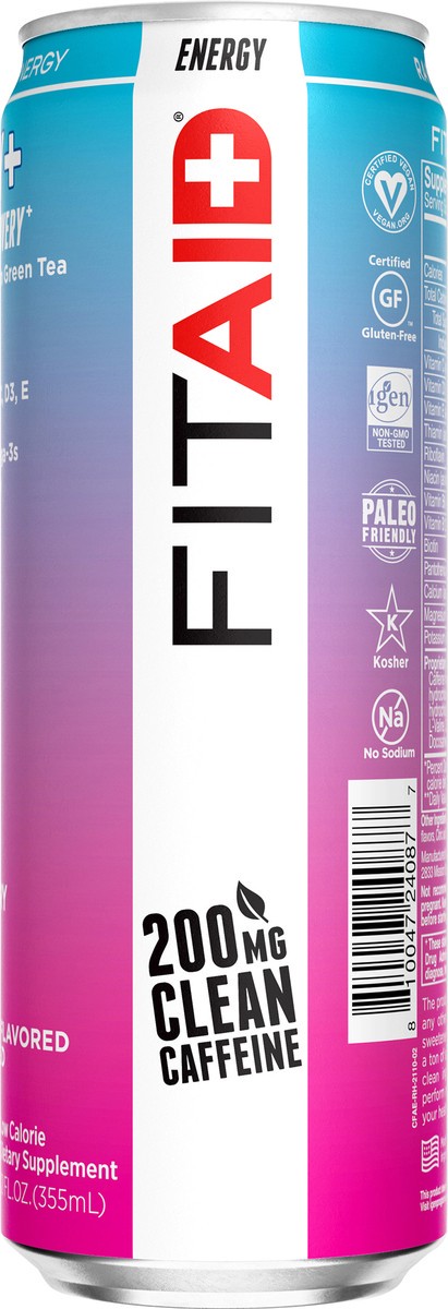 slide 7 of 11, Lifeaid Beverage Lifeaid Fitaid Energy Raspberry Beverage, 12 fl oz